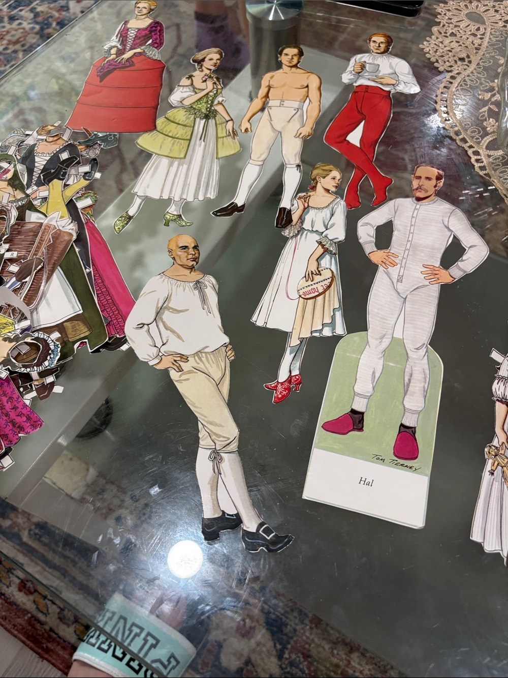 1983 American Family Of The Colonial Era Paper Dolls Full Color Tom Tierney